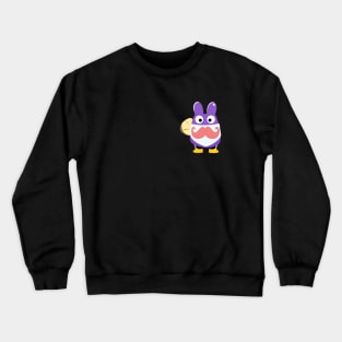 pocket bumbnabbit change of wardrobe (moustache) Crewneck Sweatshirt